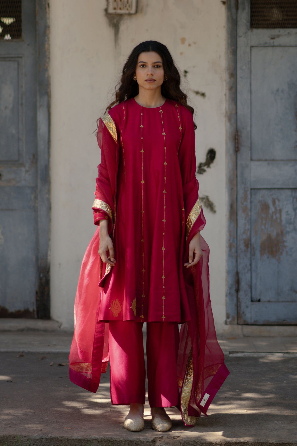 Nebula Anarkali Set