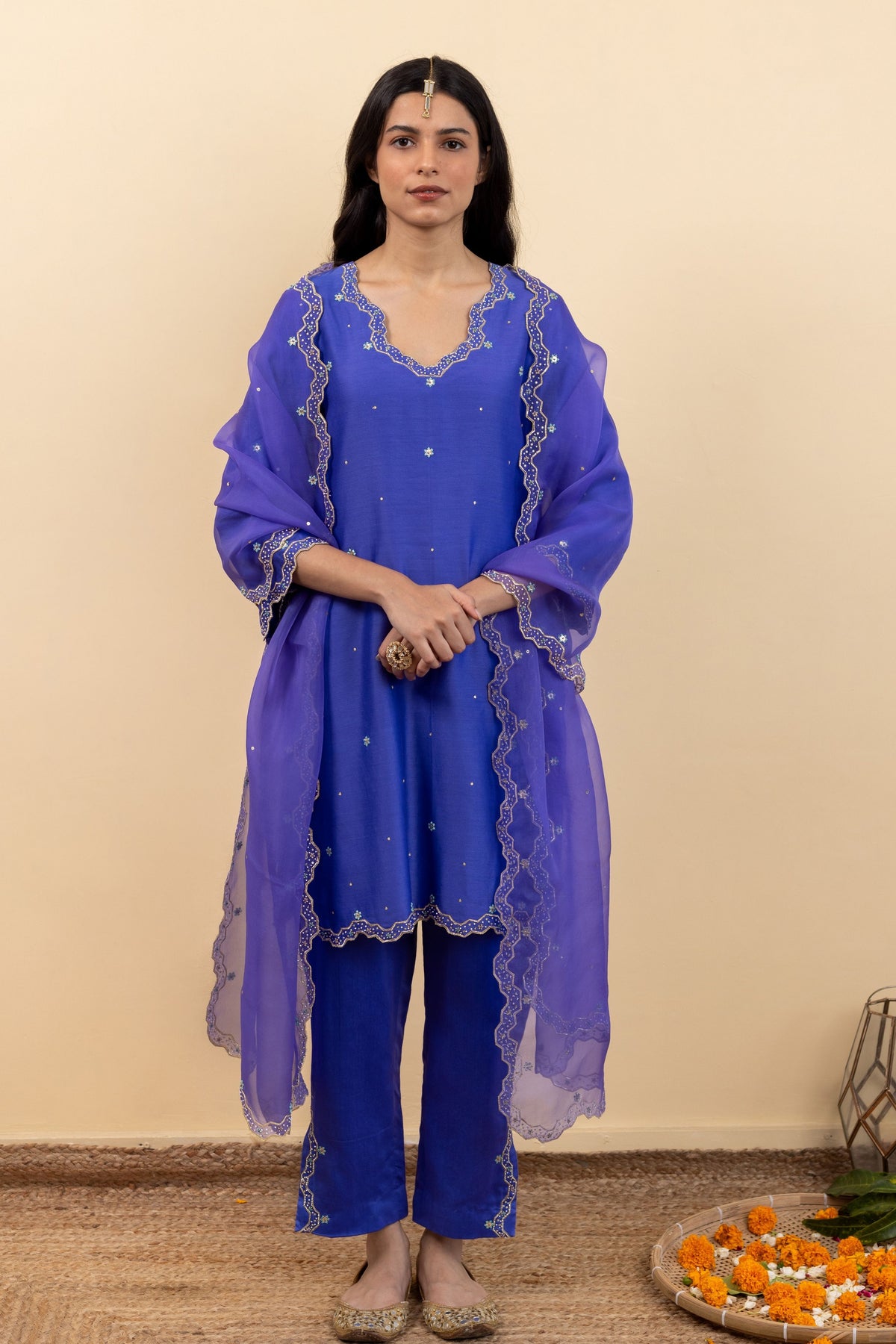 Royal Purple Isla Kurta Set