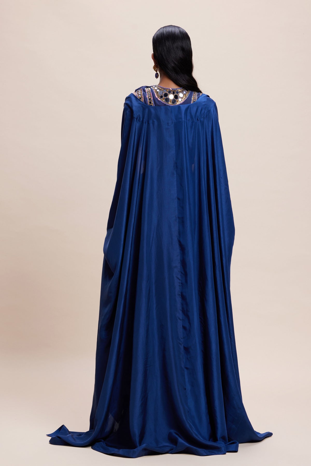 Midnight Blue Cape Set