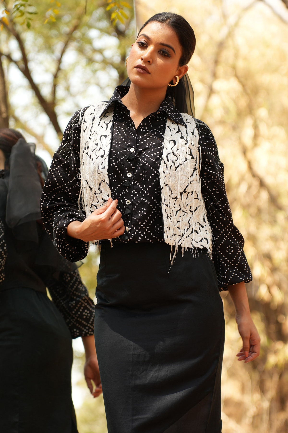 Black Embroidered Jacket