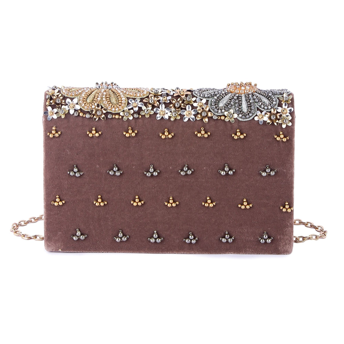 Sufiyaana Flower Clutch