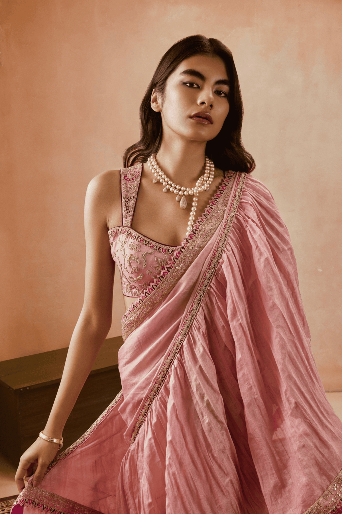 Johari Draped Saree