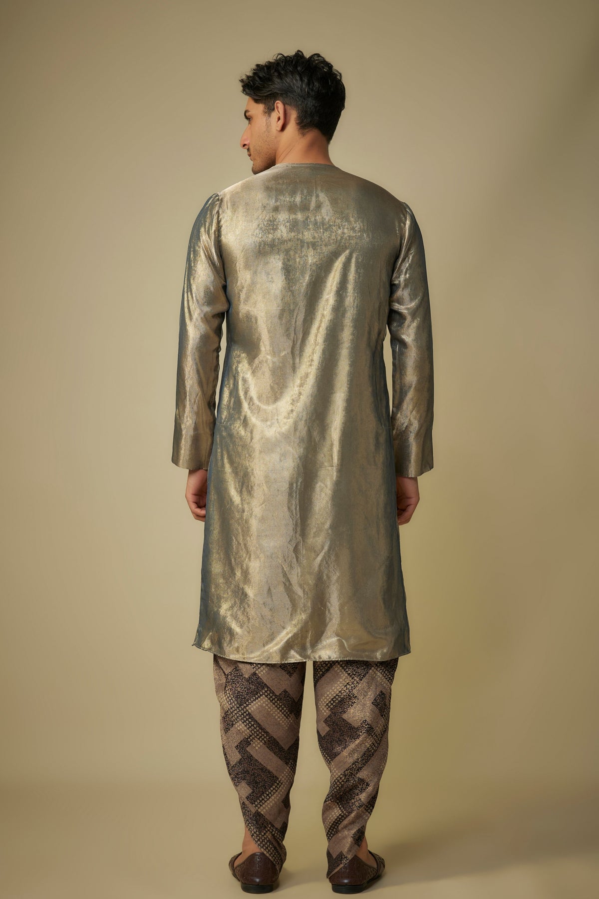 Black Gold Kurta Set