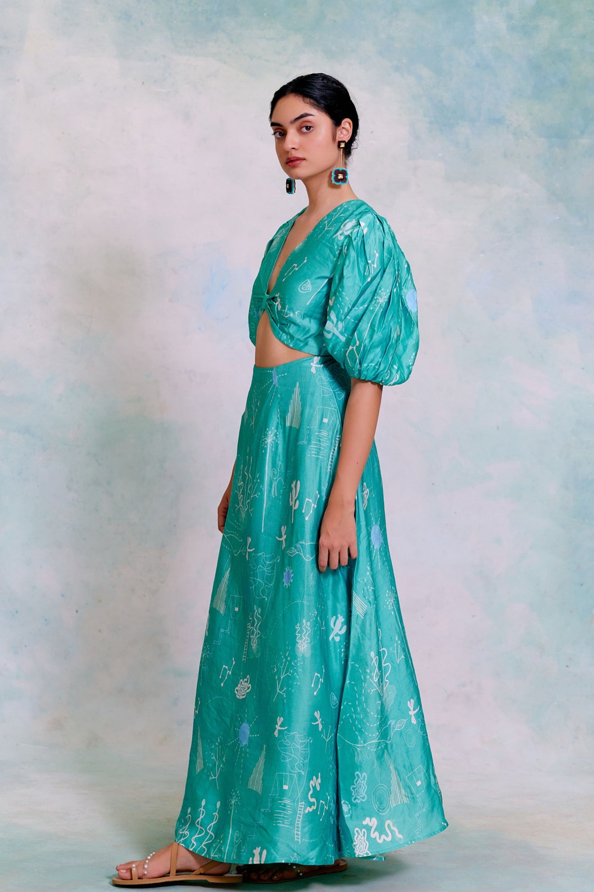 Mirage Sea Green Dress