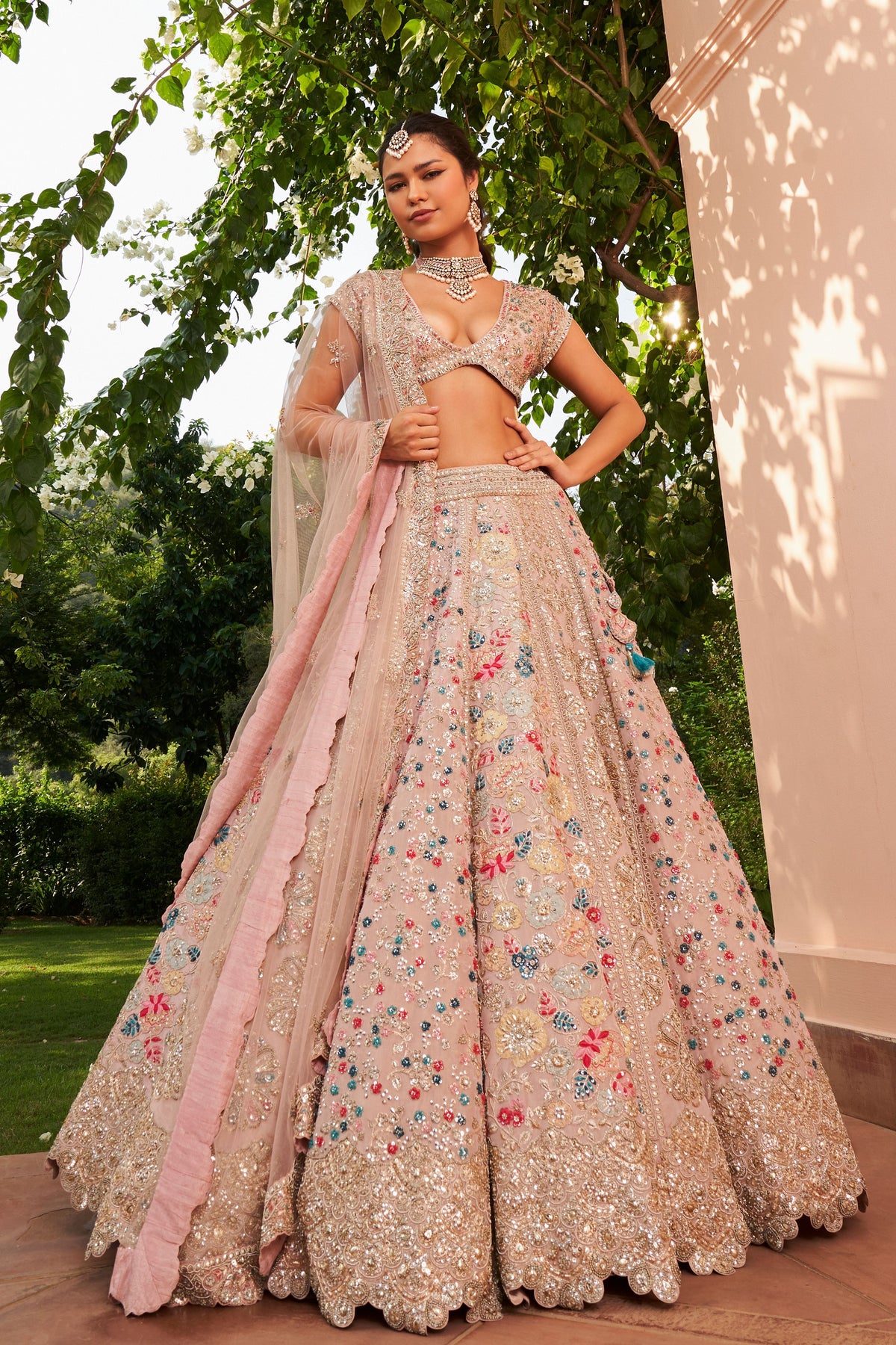 Dusty Lavender Lehenga Set