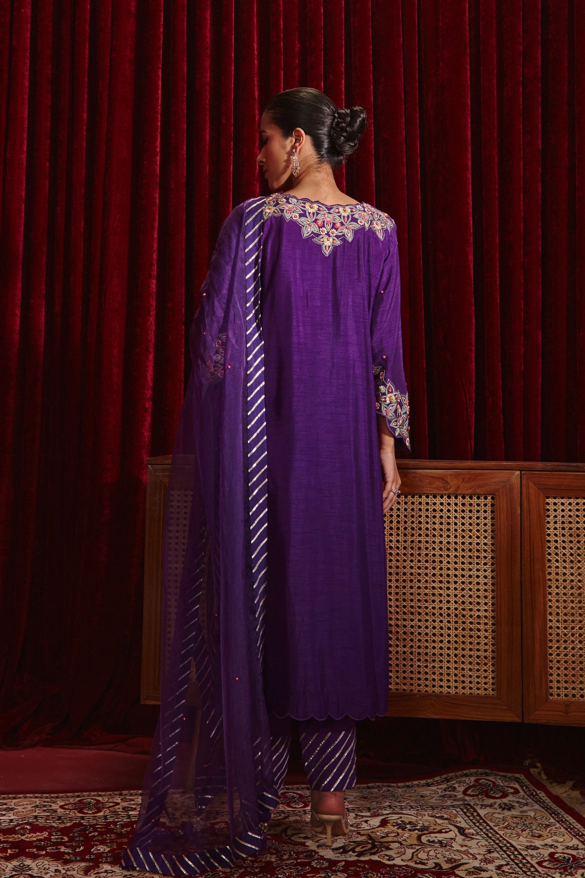 Purple Riwaaz Kurta Set