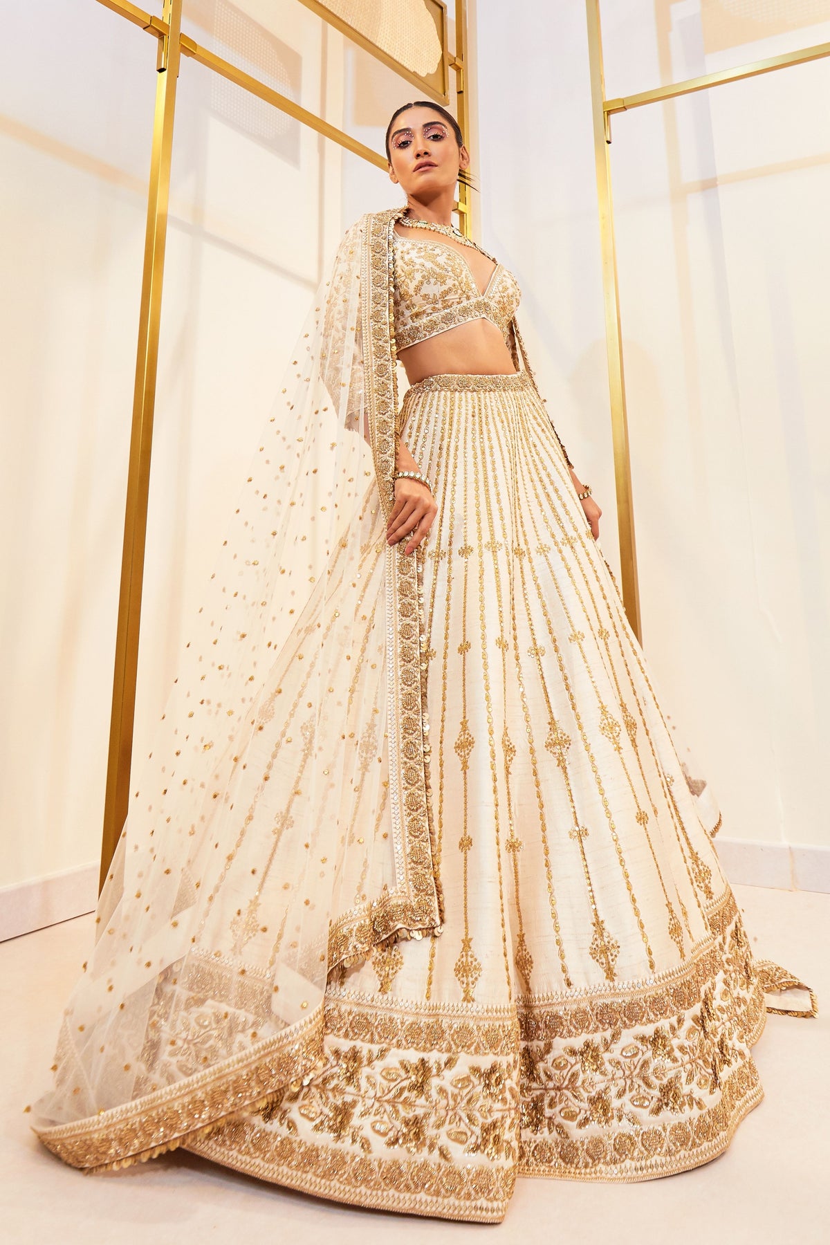 Gita Ivory Lehenga Set