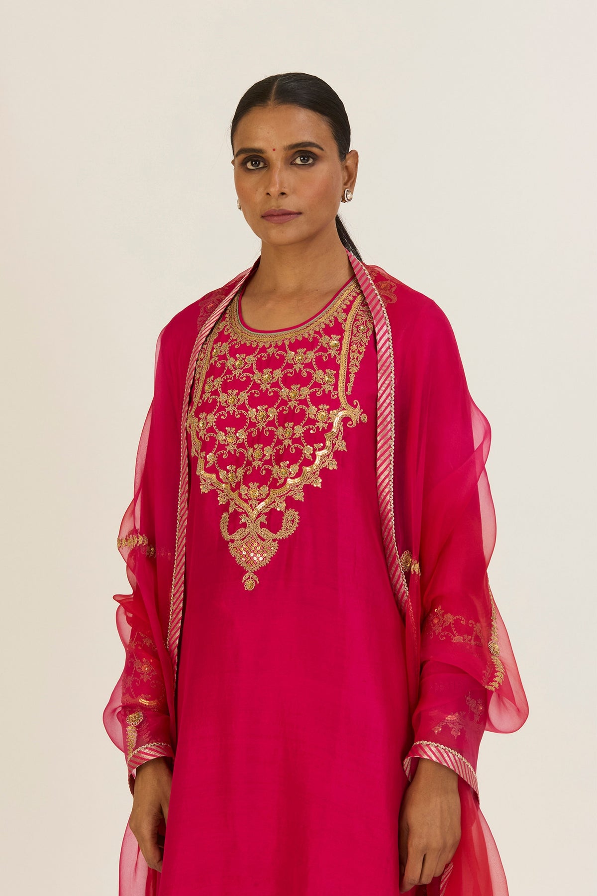 Alta Fuschia Kurta &amp; Pants