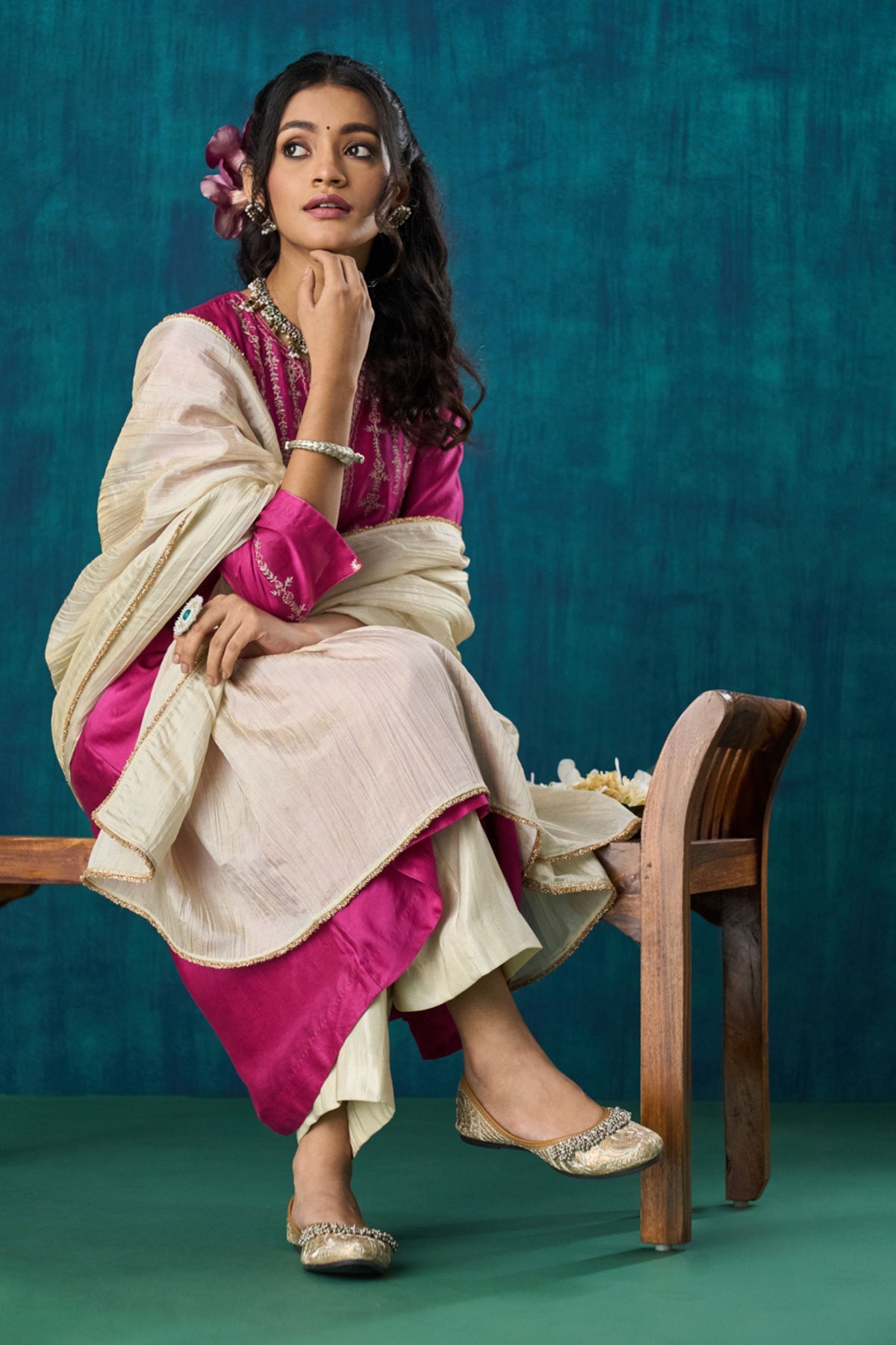 Magenta Charvi Kurta Sets