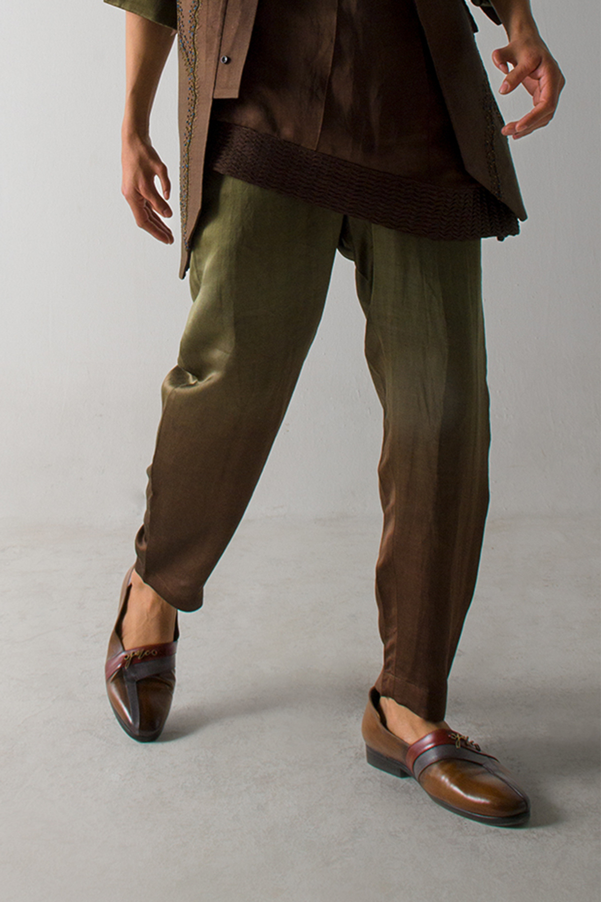 Ombre Brown Trousers