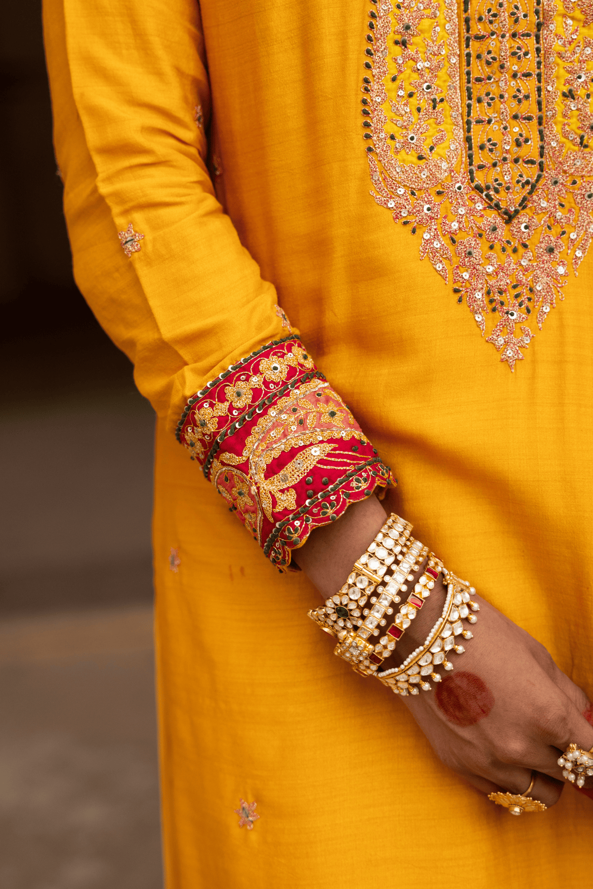 Haldi Bliss bridal Sharara