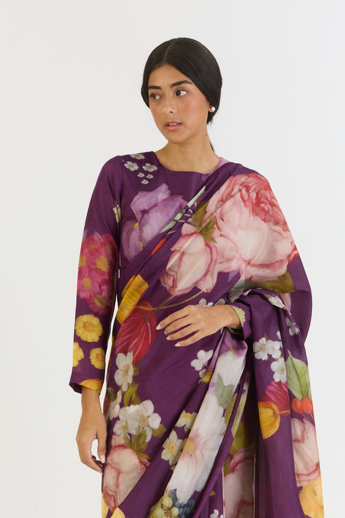 Jamun Blouse In Purple