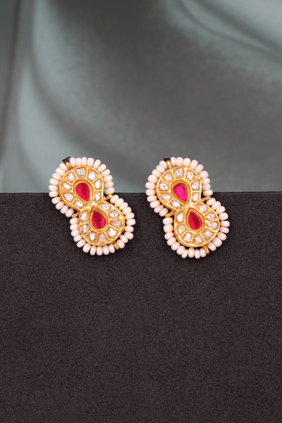 Regal Radiance Kundan Earrings.