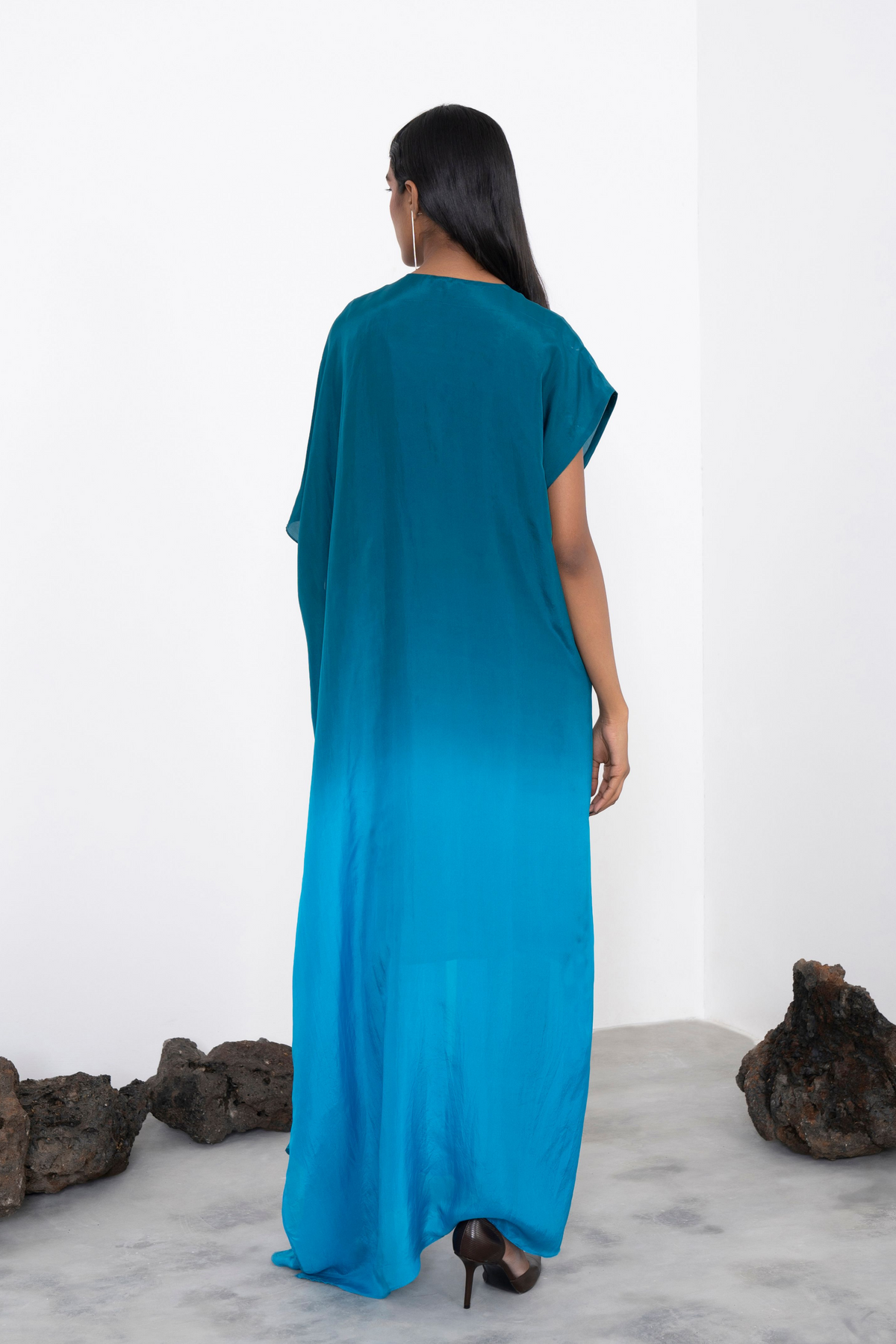 Ombre Asymmetric Dress