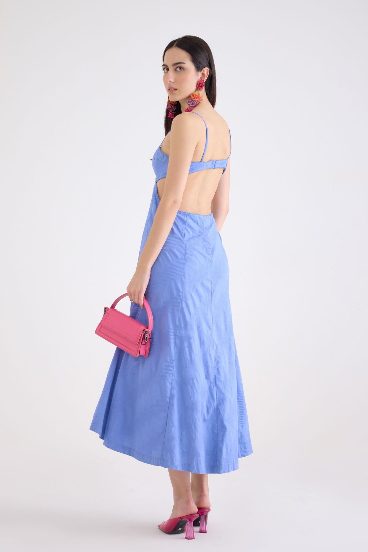 Dania Blue Midi Dress