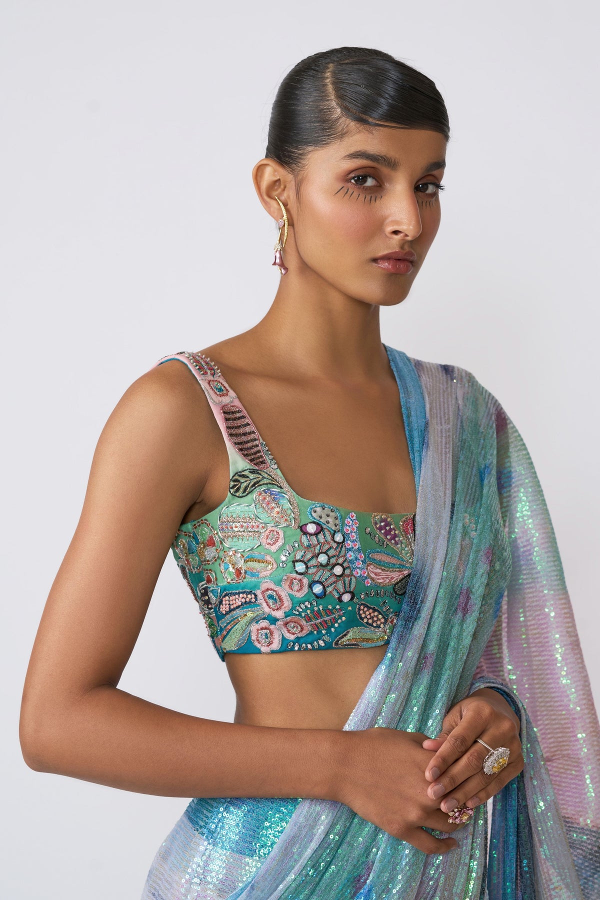 Aurora Spectra Saree