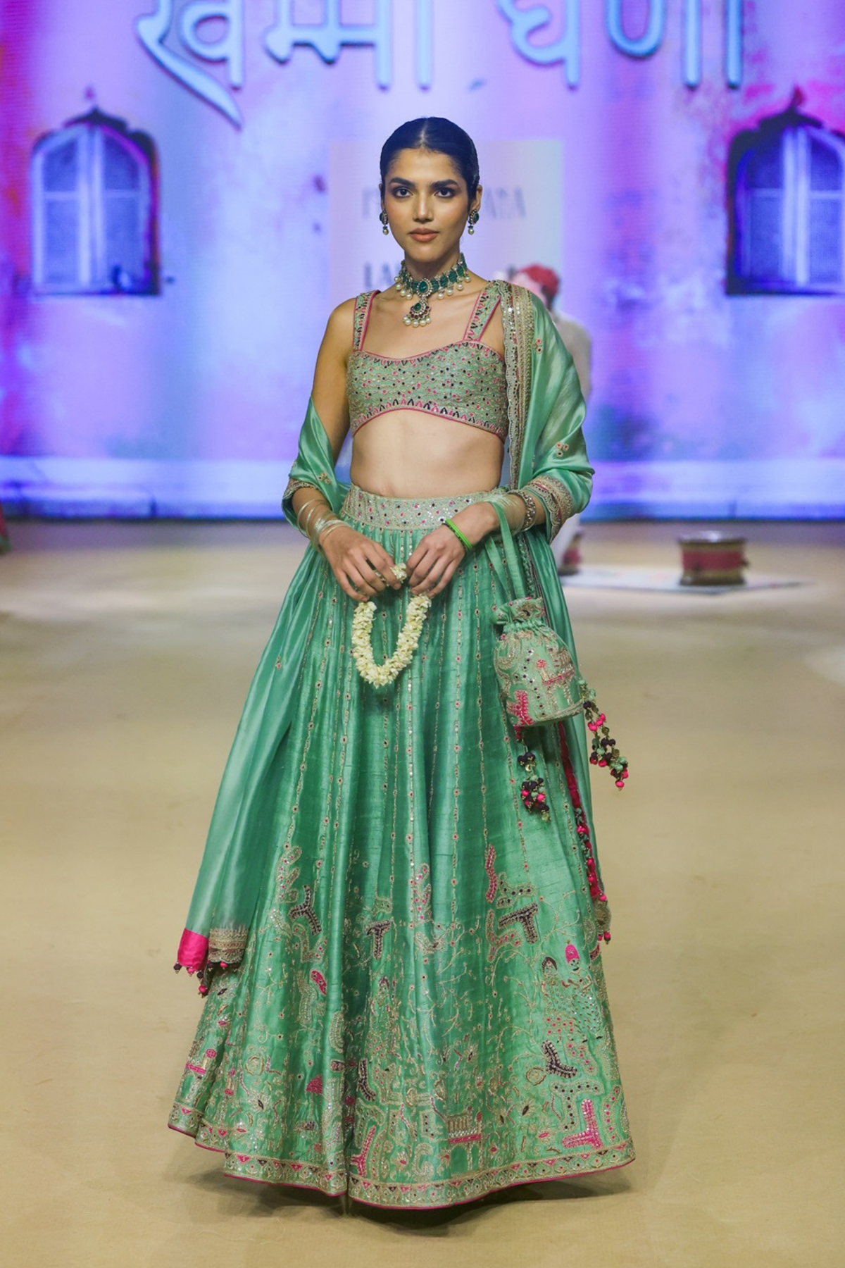 The Sage Johari Lehenga Set