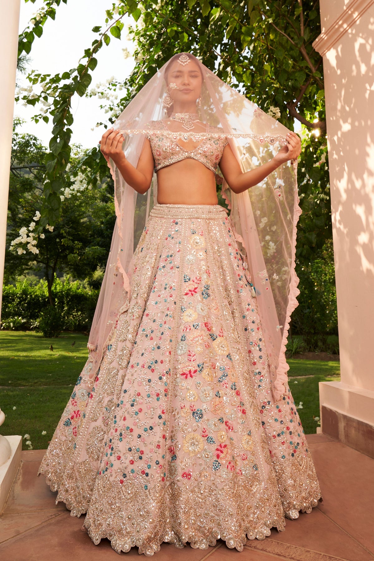 Dusty Lavender Lehenga Set