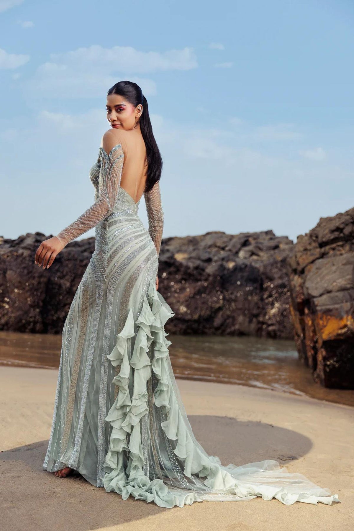 Off Shoulder Underwater Gown