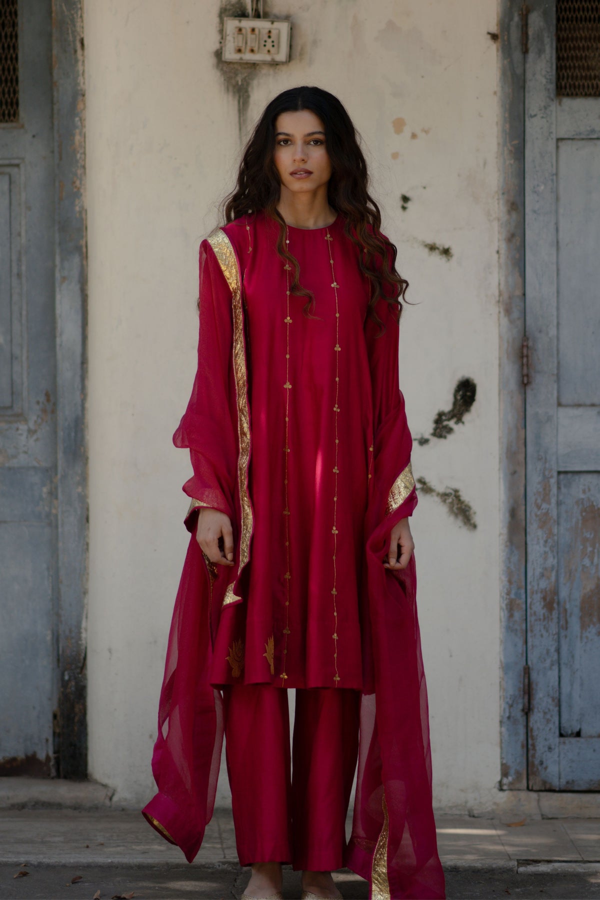 Nebula Anarkali Set