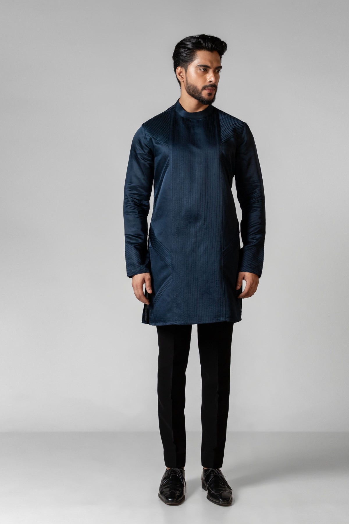 Navy Blue Kurta Set