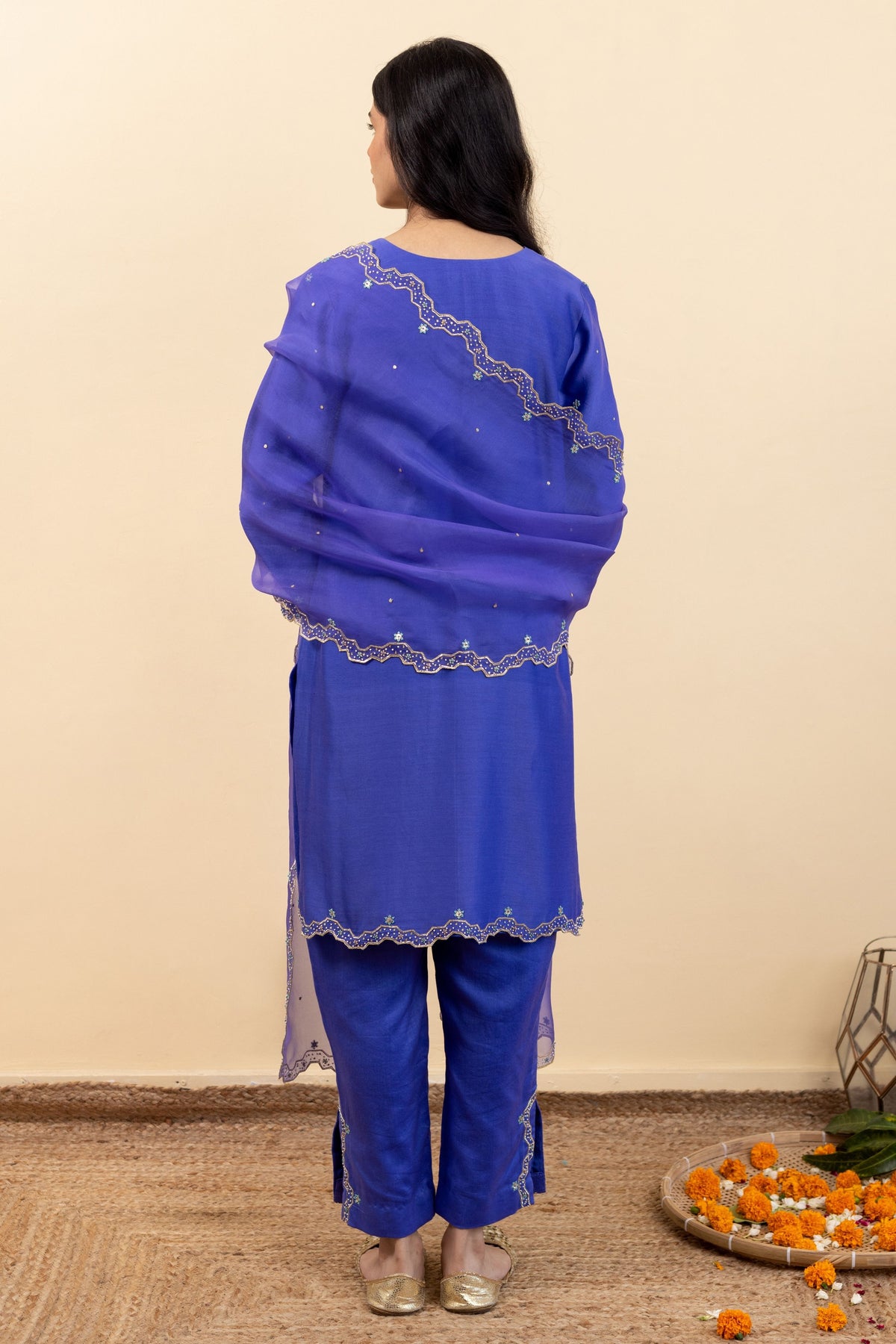 Royal Purple Isla Kurta Set