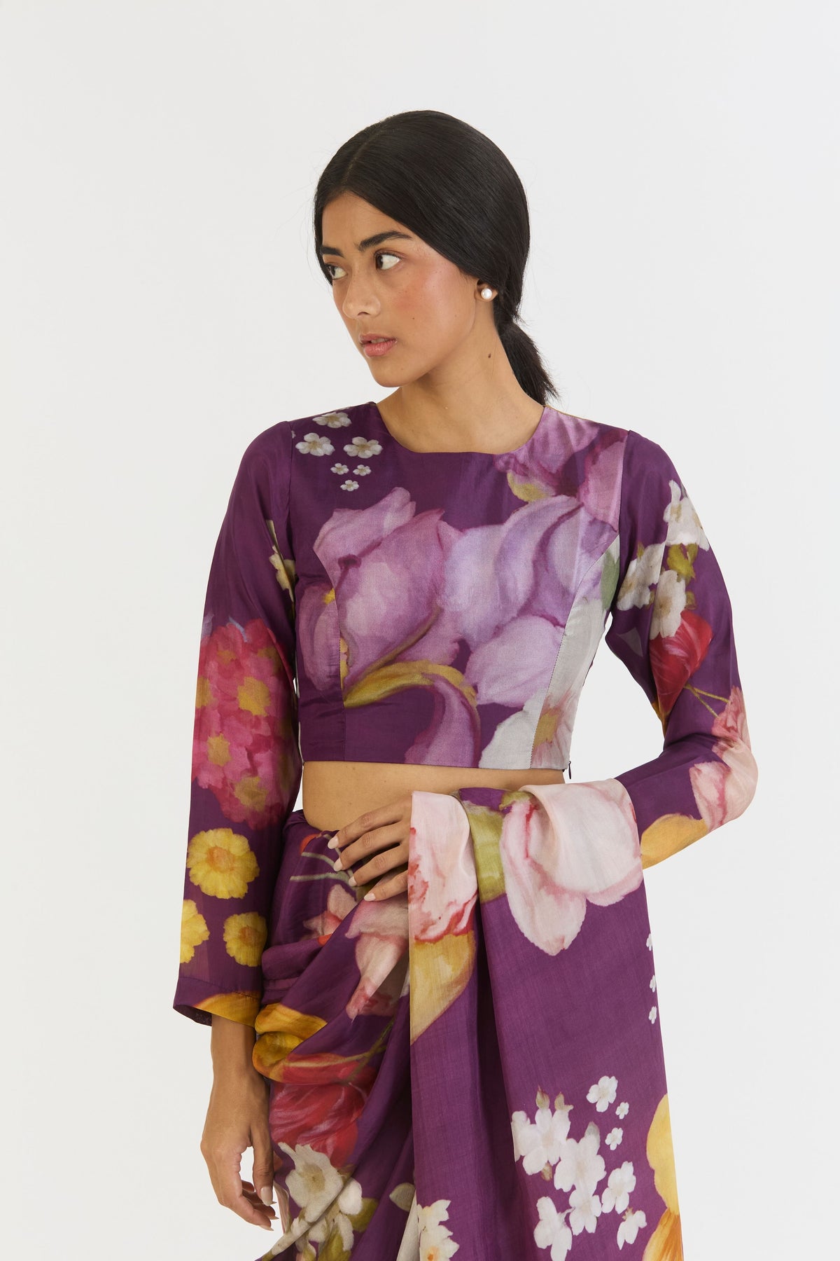 Jamun Blouse In Purple