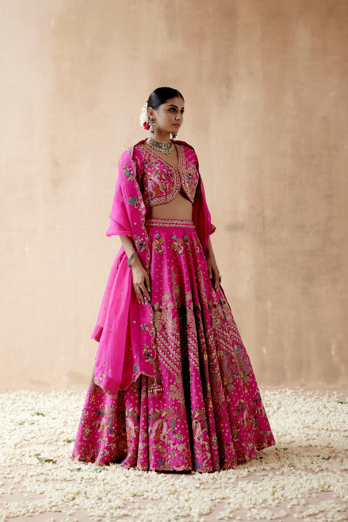 Hot Pink Lehenga Set