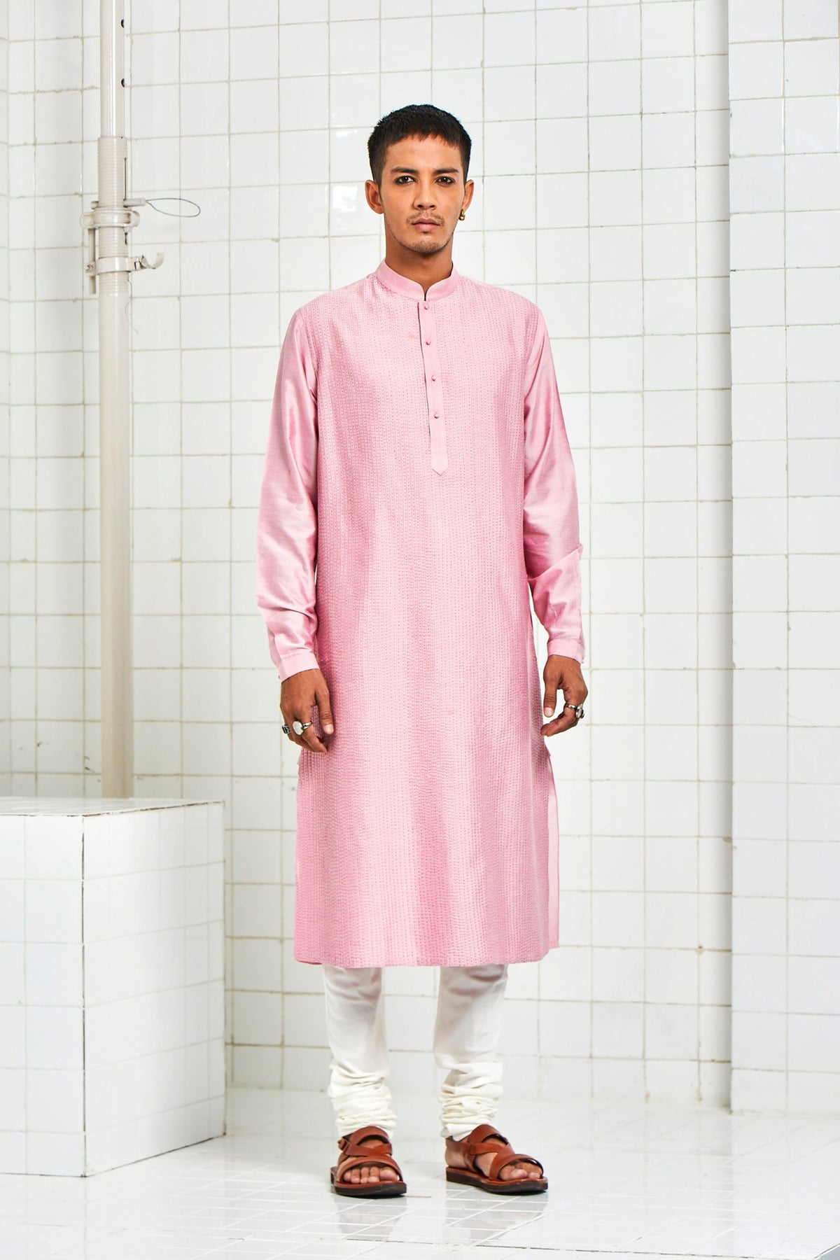 Bainsara Pintuck Kurta Set