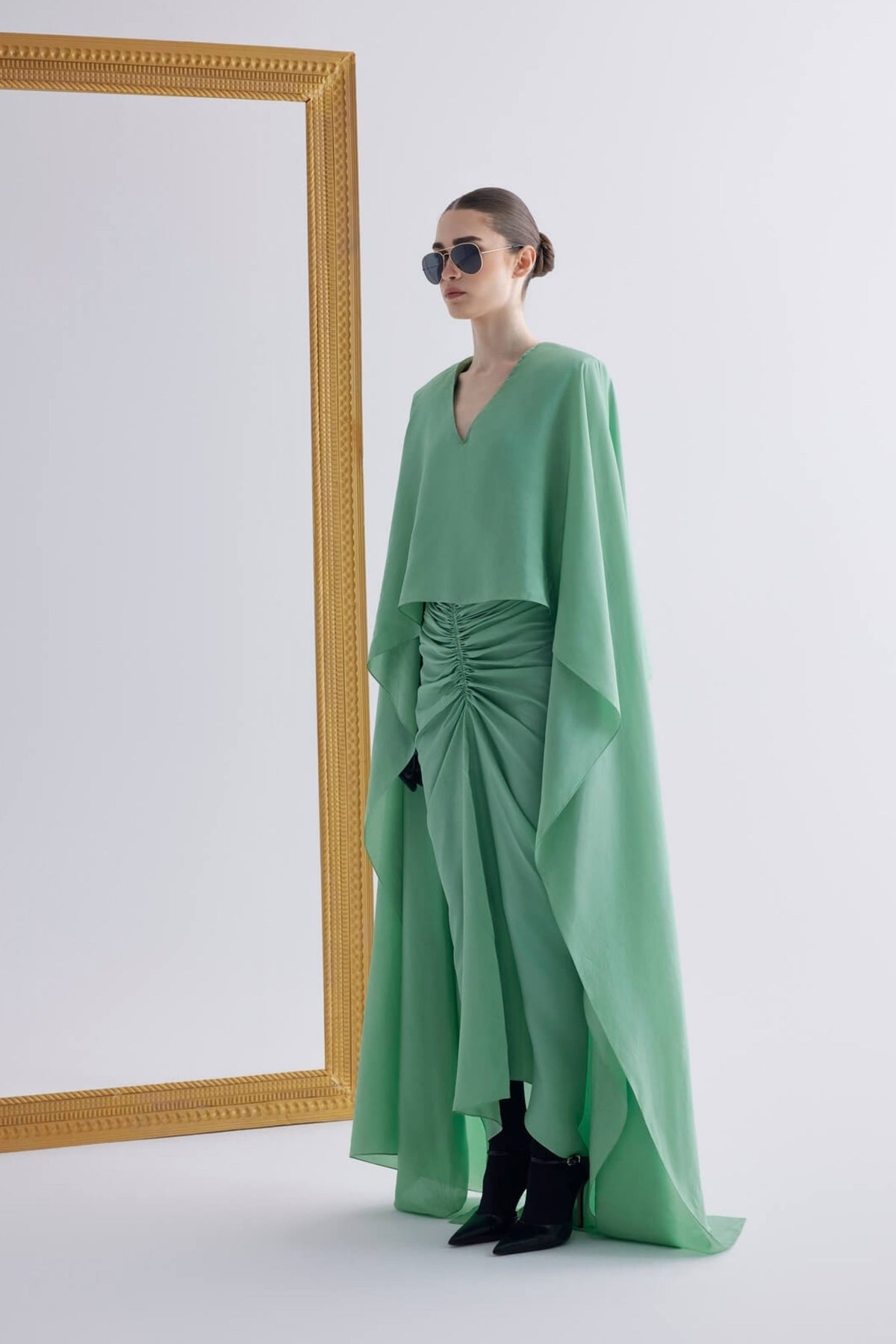 Magda Cape And Beau Skirt