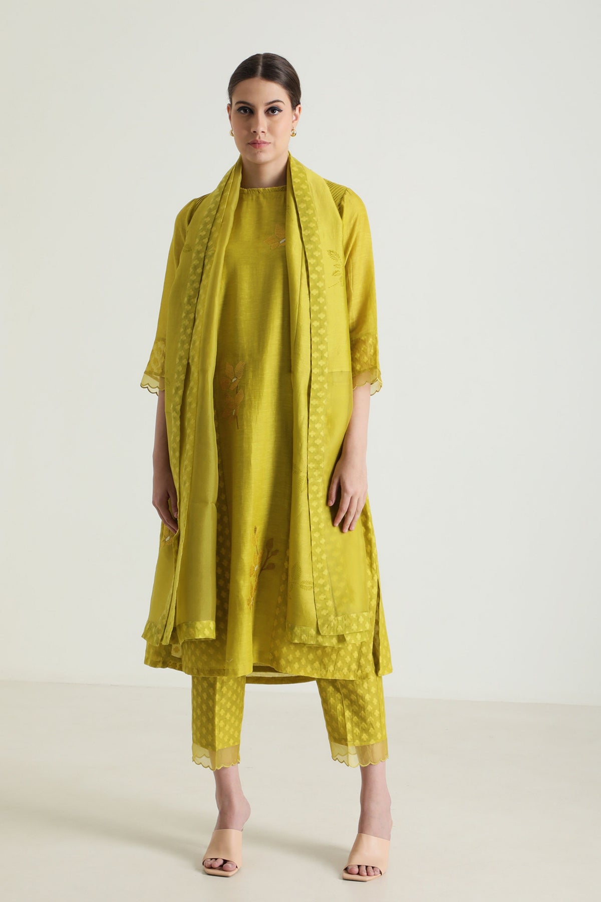 Chartruese Kurta Set