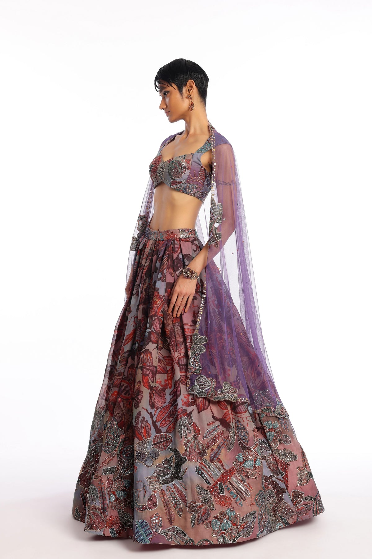 Catawba Peaceful Pastures Lehenga