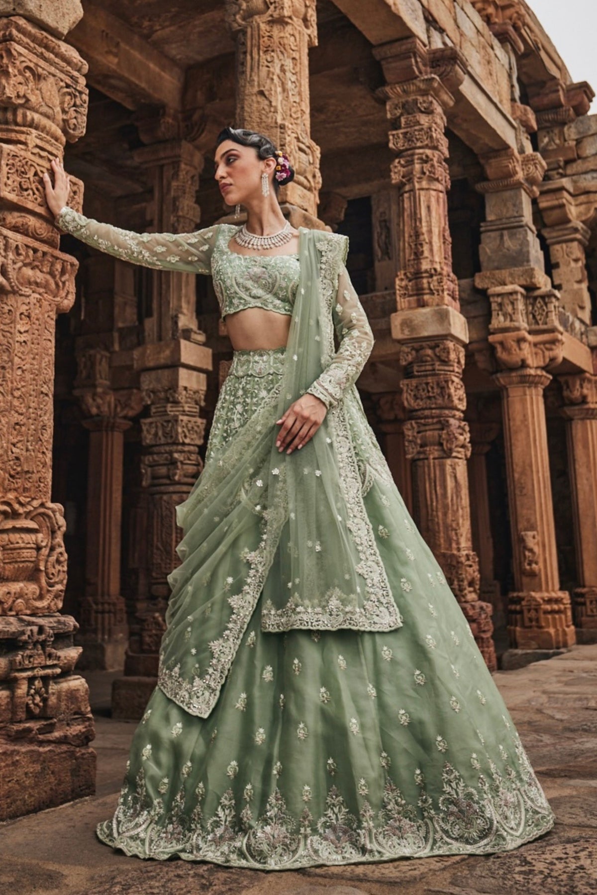 Viridis Bridal Lehenga Set