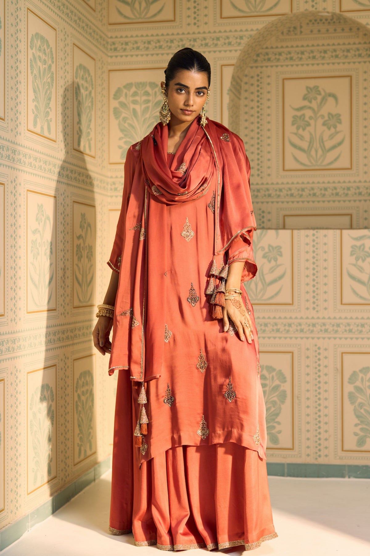 Orange Chavi Dupatta