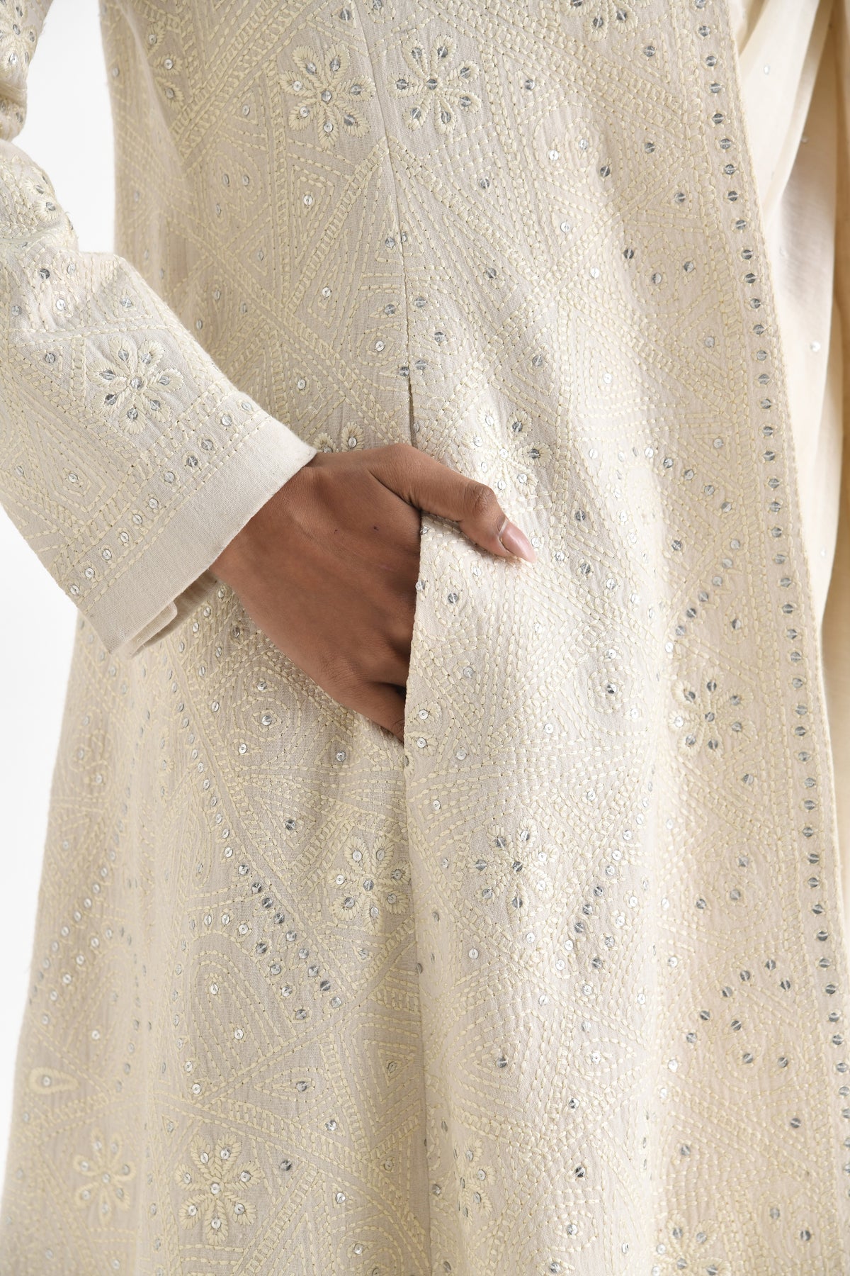 Opatija Embroidered Long Jacket