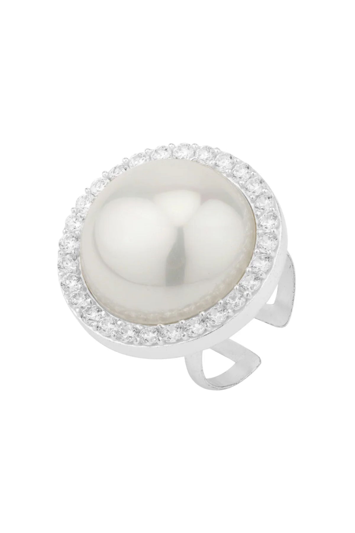 White Elan Ring