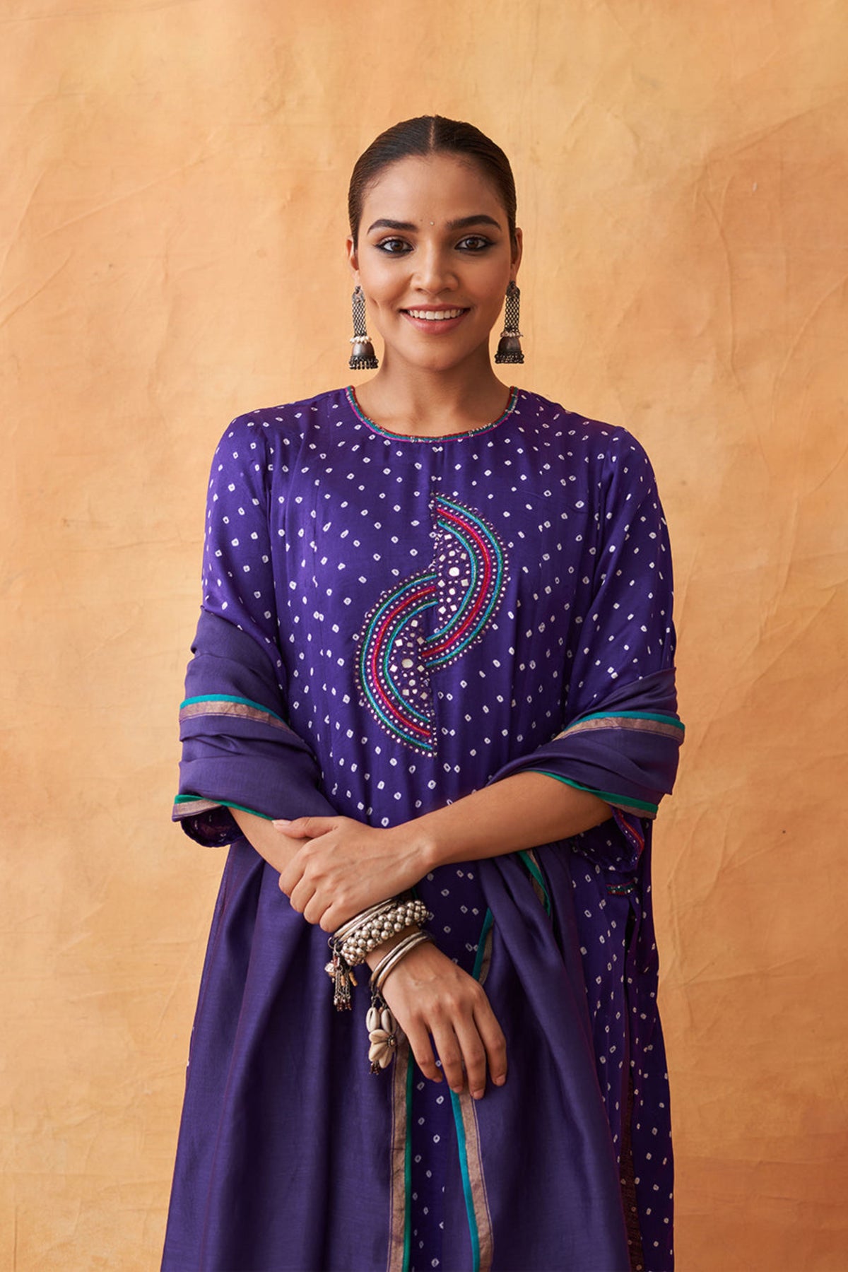 Purple Kurta Set