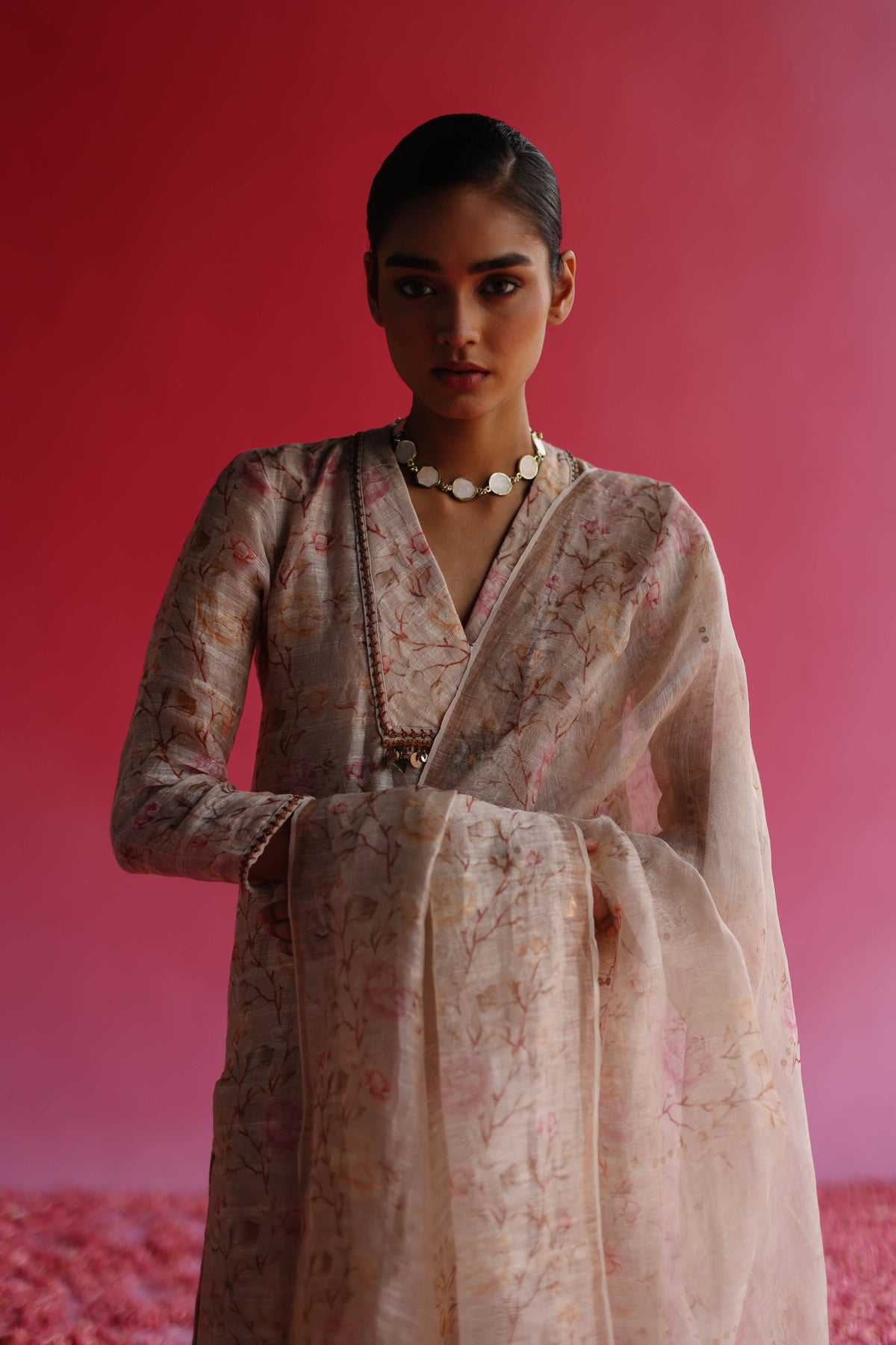 Gulbag Pink Dupatta