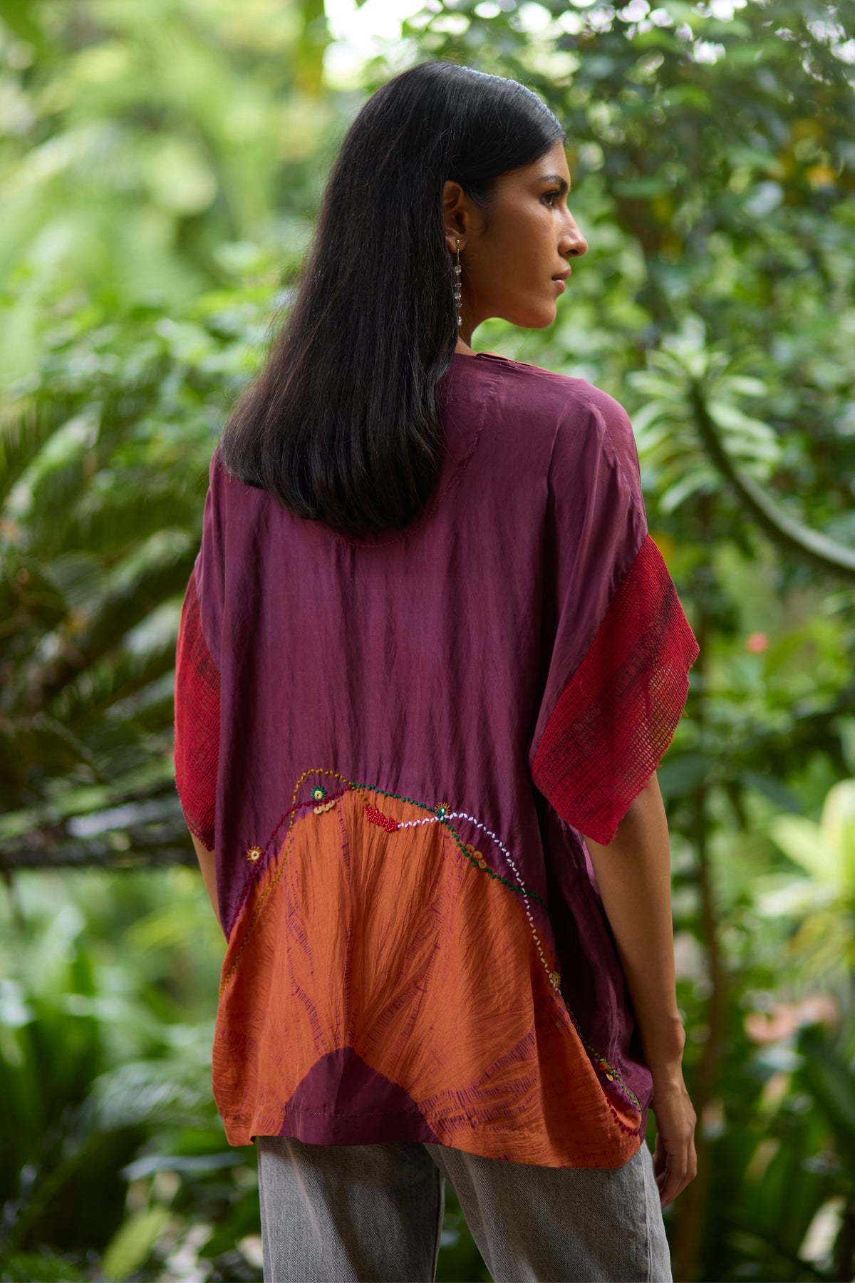 Bandhni Kaftan Shirt