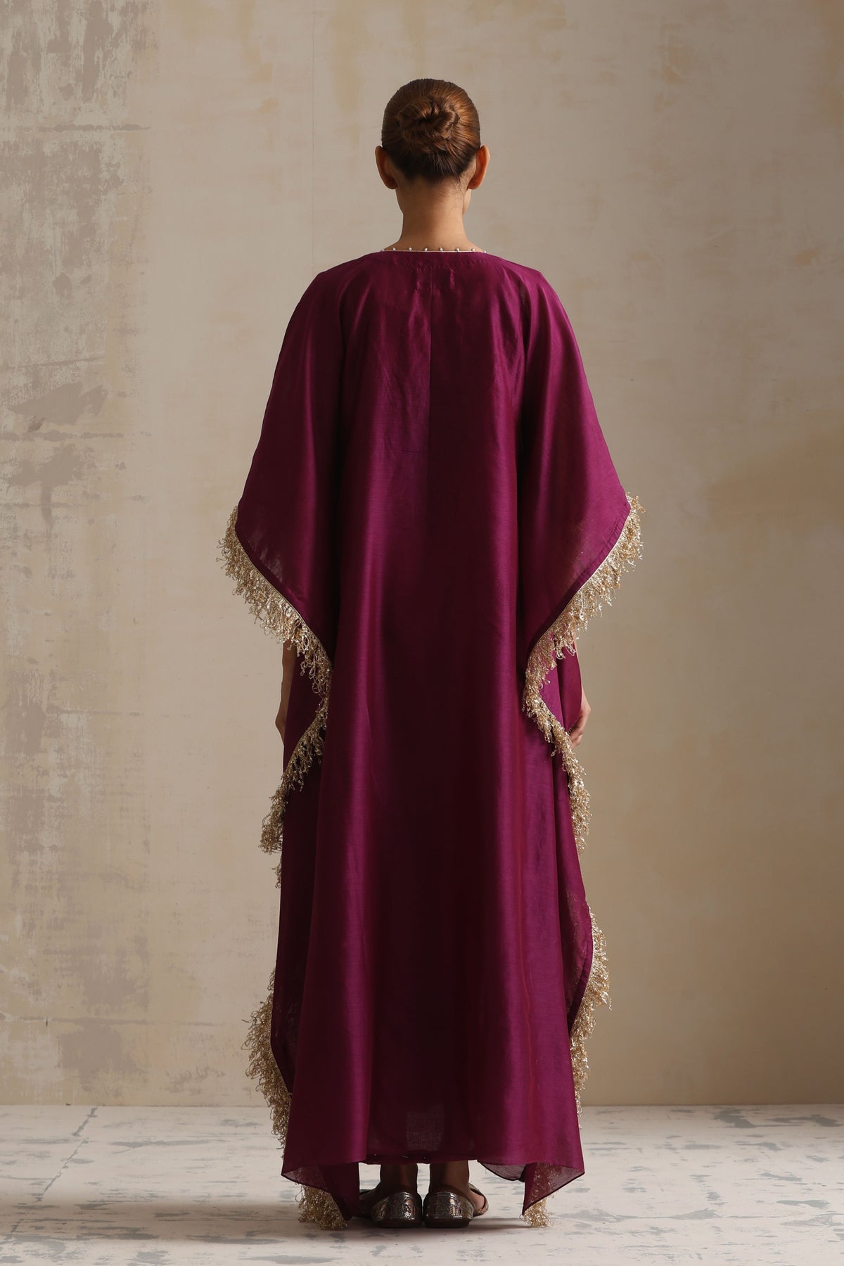 Aubergine Zara Kaftan Set