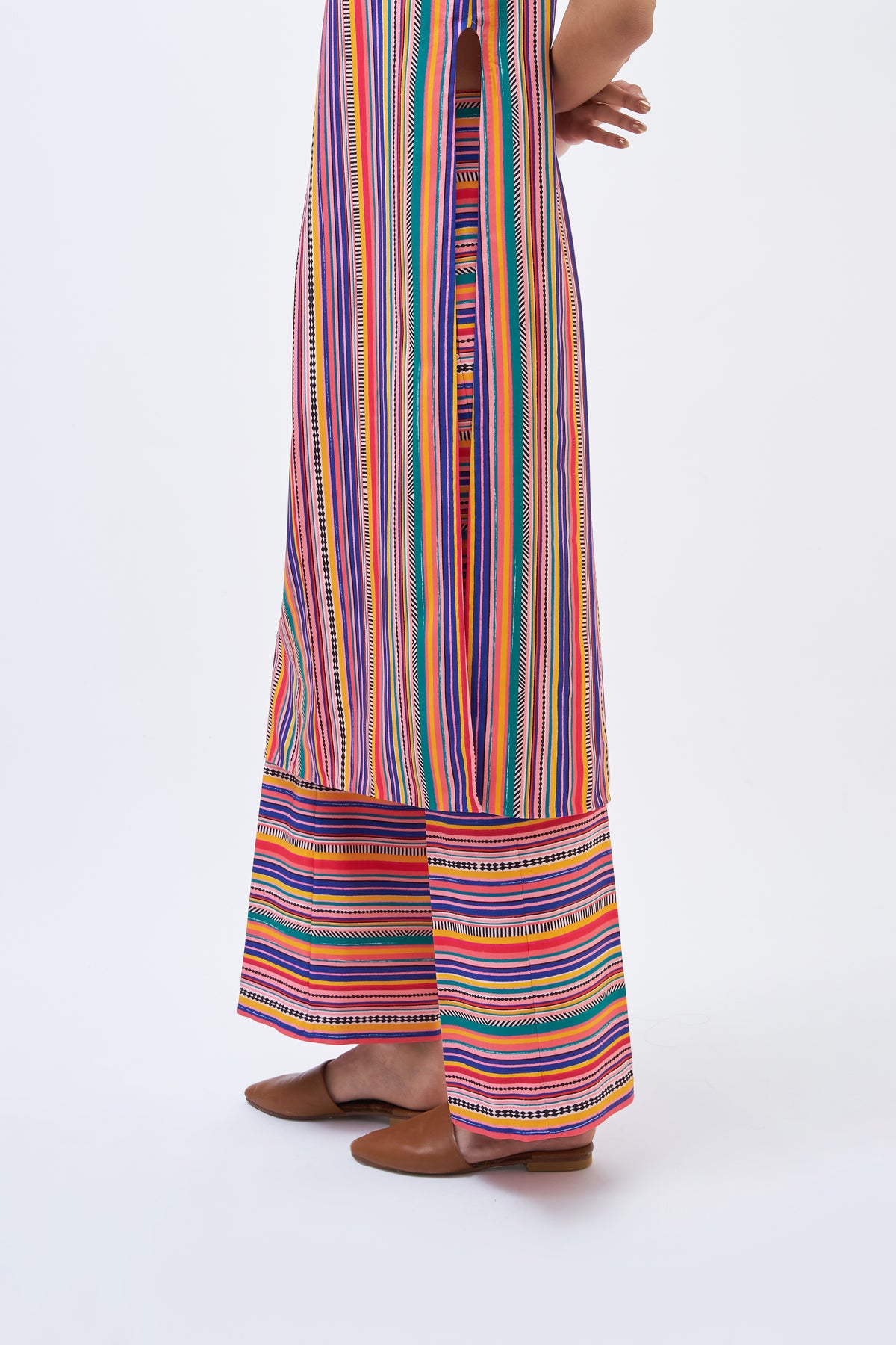 Charley Stripe Kurta Pant Set