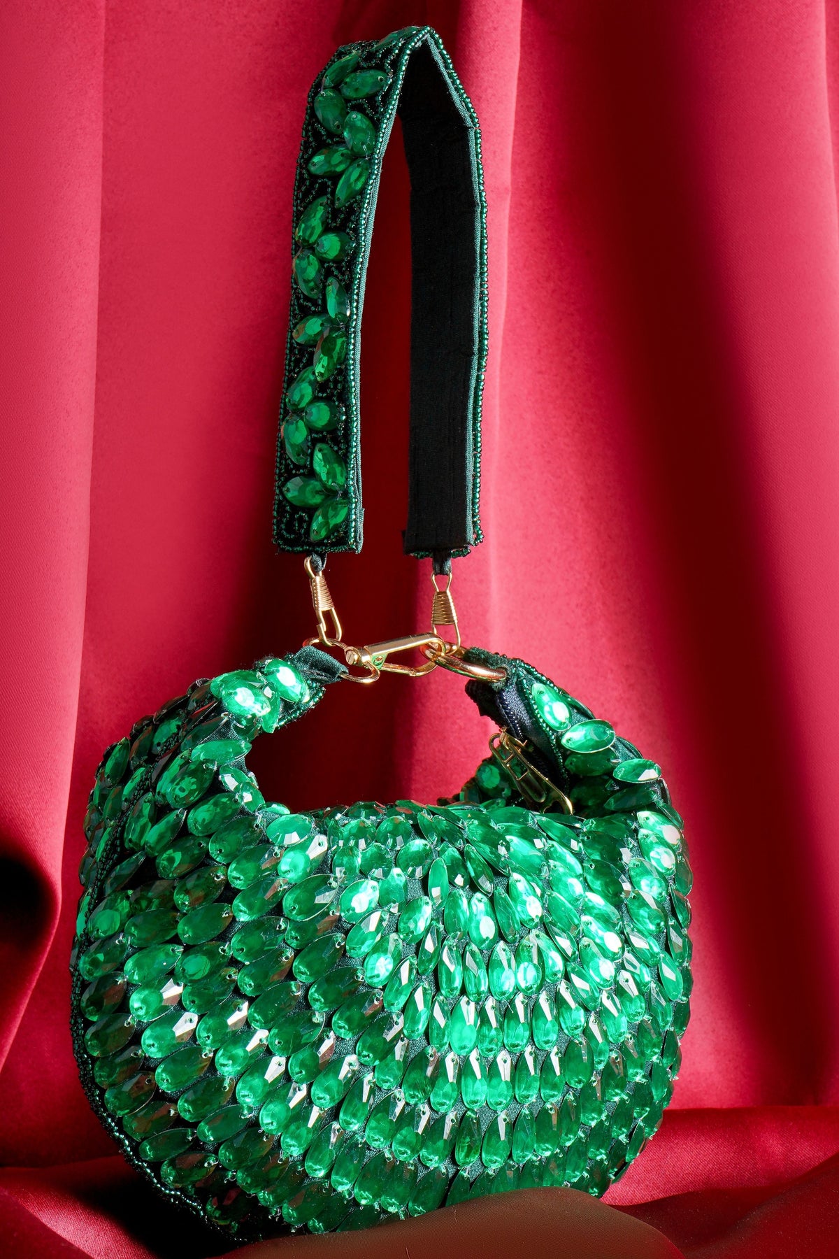 Emerald Glow Purse