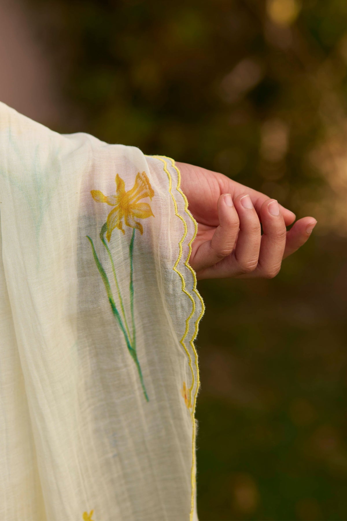 Sunkissed Daffodil Yellow Dupatta