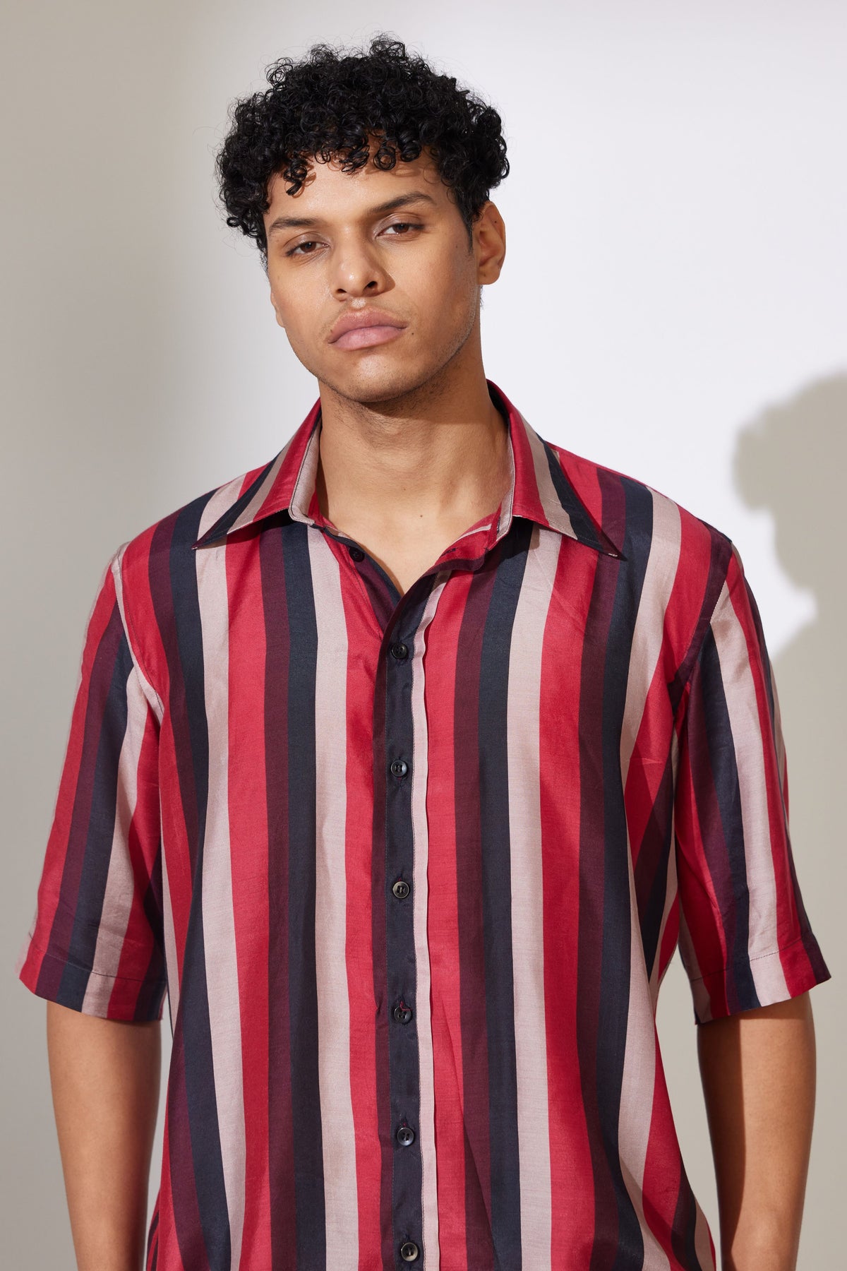 Red and White Stripe Shirt