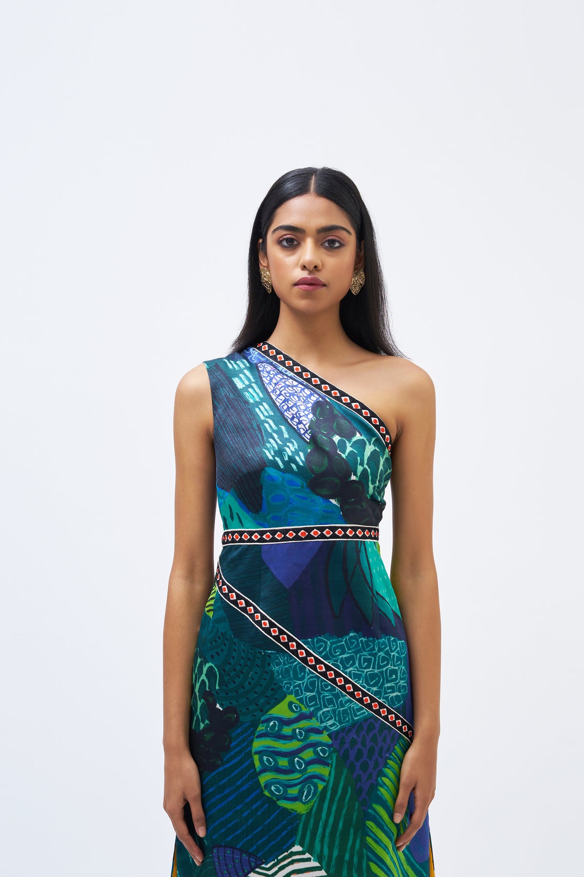 Torres Strait Forest Green Dress