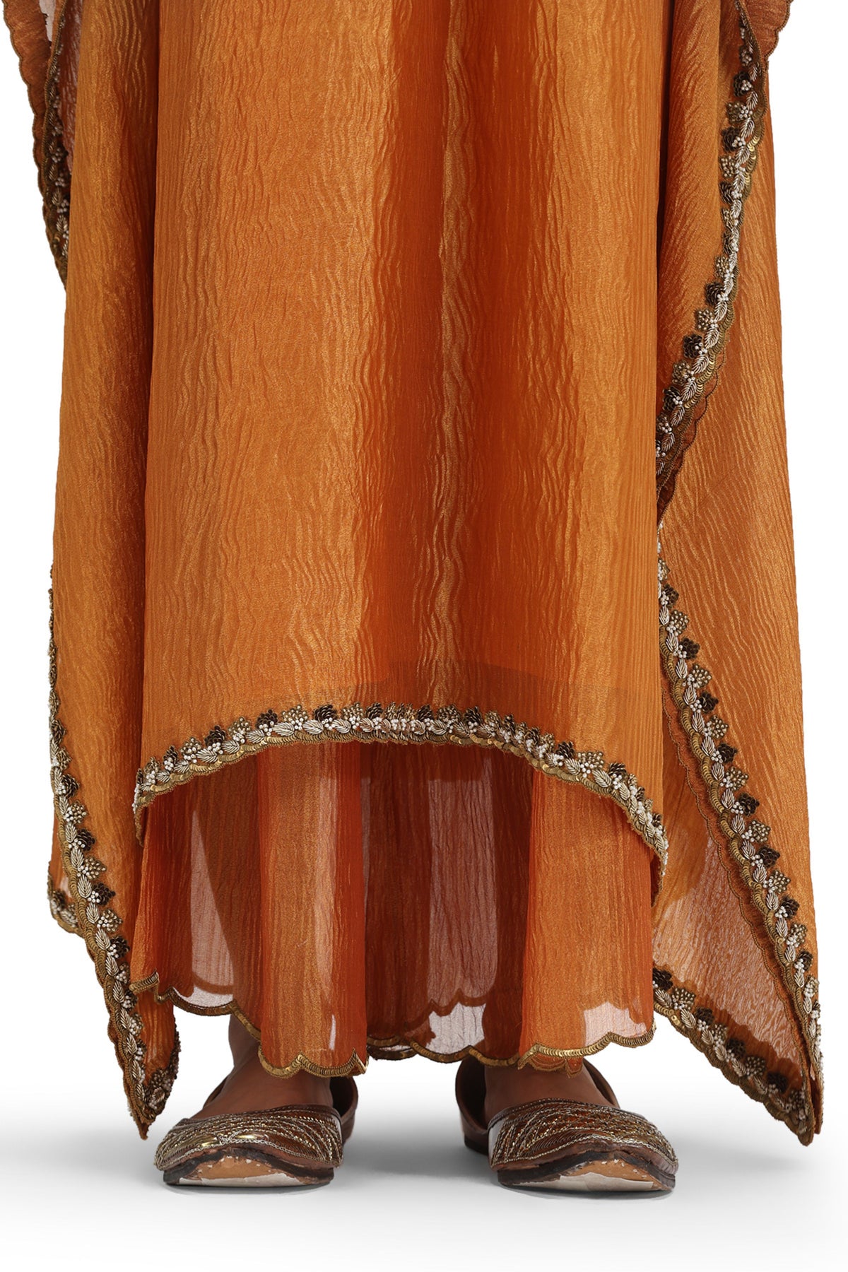 Visista Rust Kaftan Set