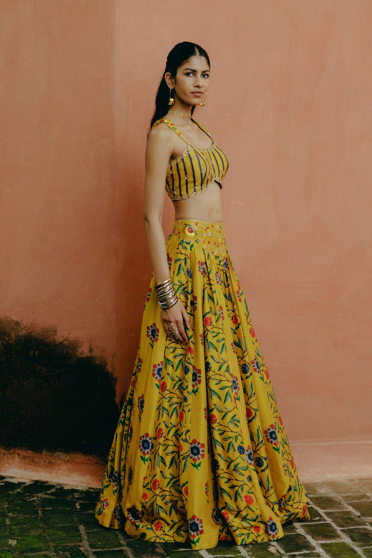 Sunflower Yellow Lehenga Set