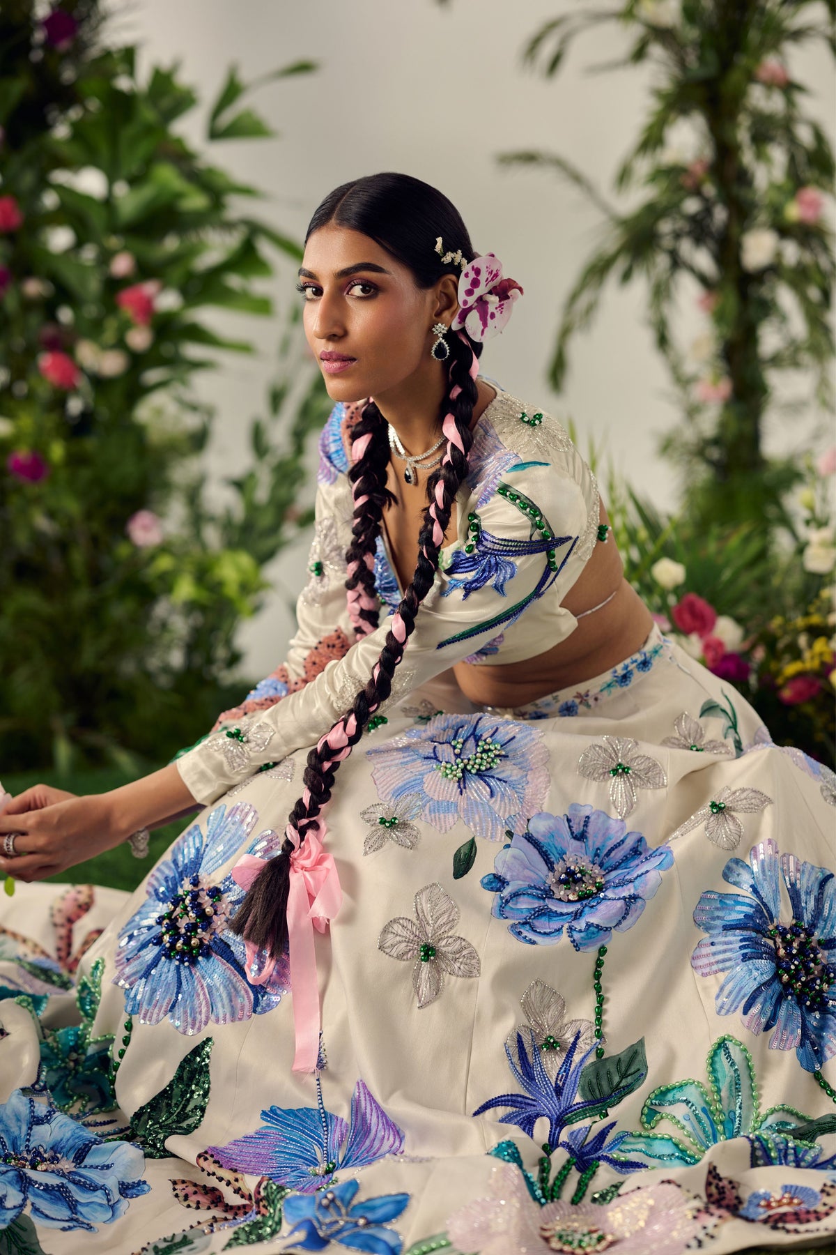 A Blooming Summer Vibe Lehenga