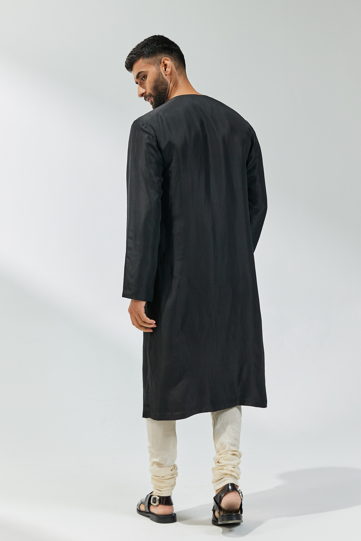 Black Embroidered Kurta Sets