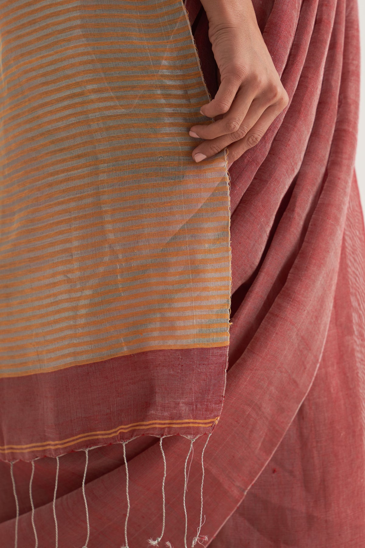 Damini Maroon Saree